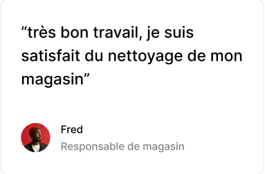 commentaire client Fred Atlantic Propreté